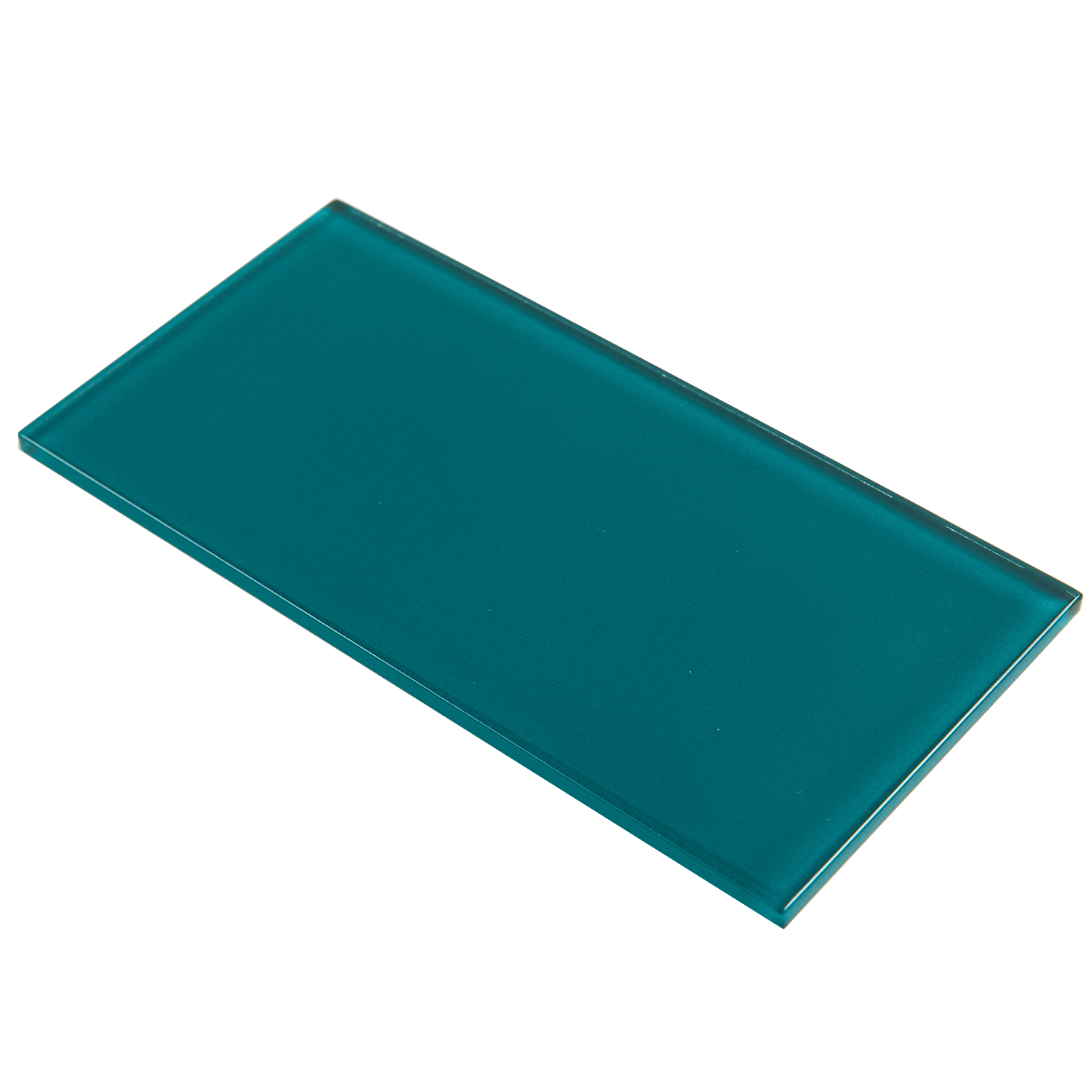 Peel and Stick Glass Subway Tile, 3 x 6 Inch, 5 Sq Ft, Dark Teal Glass for Bathroom Kitchen Backsplash Wall, Dark Green, 40-Pack