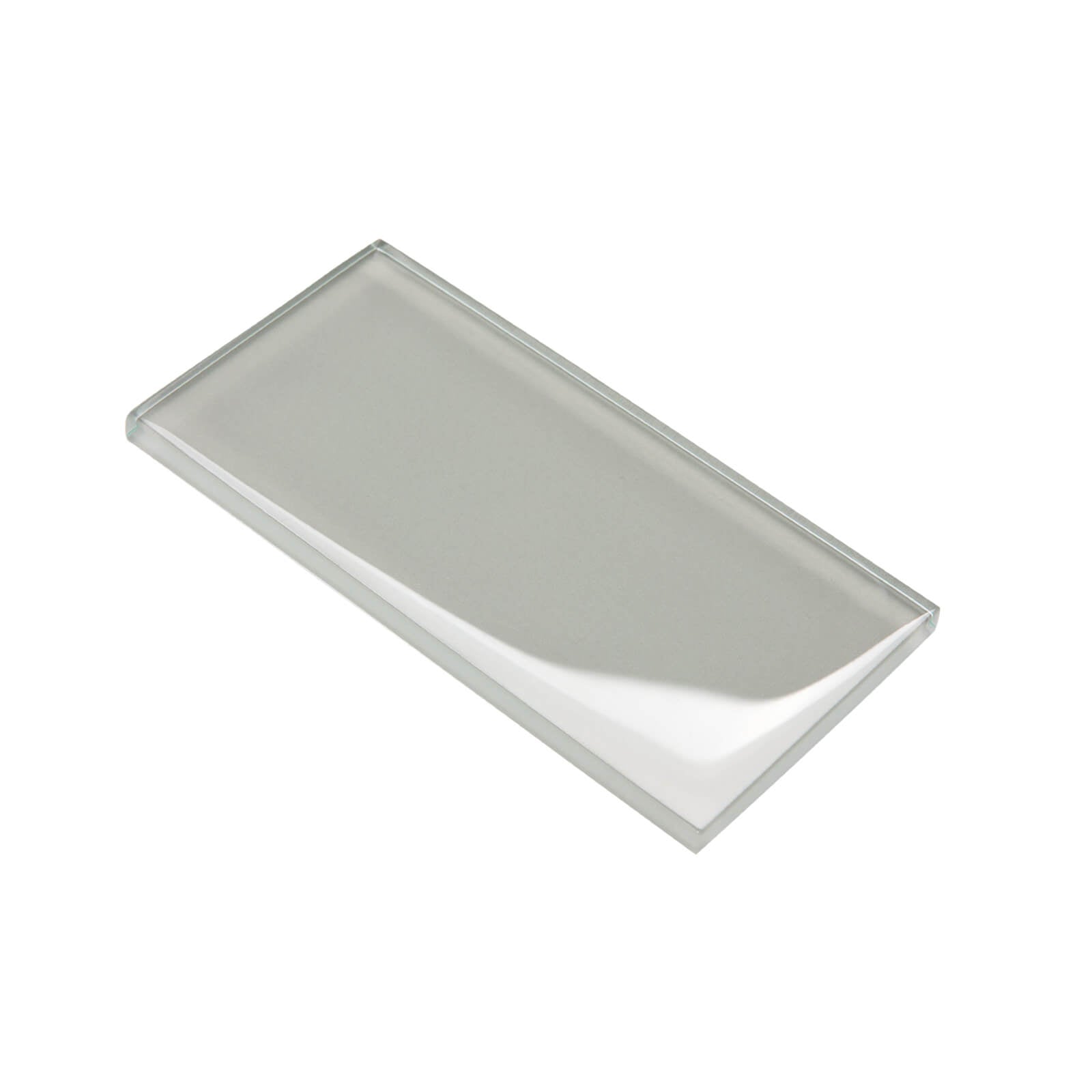 Warm Grey Glass Subway Tile, Glass for Bathroom Kitchen Shower Backsplash Wall, 3 x 6 Inches, 4 Sq.Ft.