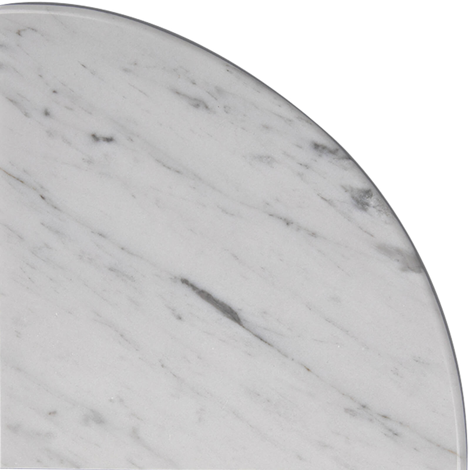 Carrara White Marble Corner Shower Shelf, 9 Inches, Polished, MA14