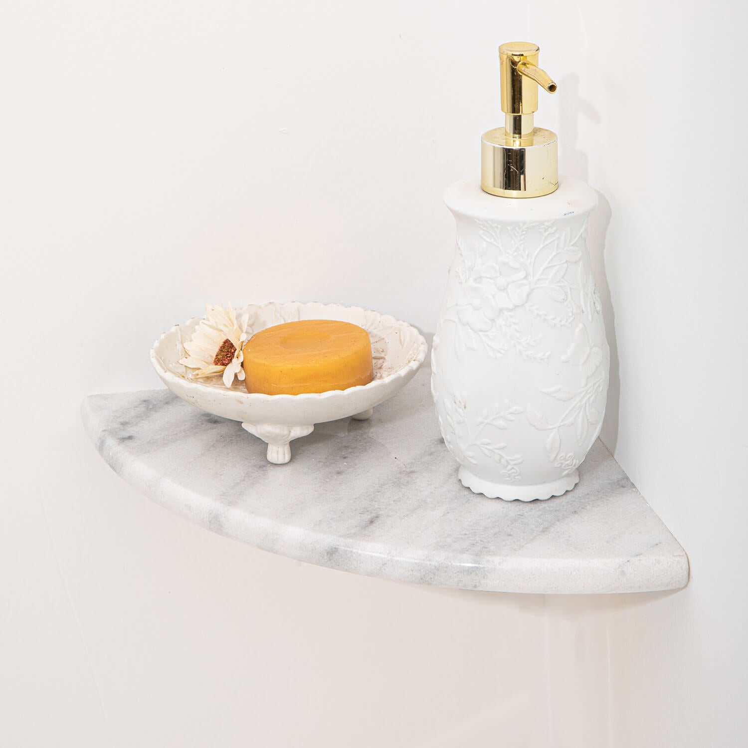 Marble Corner Shelf Elevate Your Living Space! LovDeco