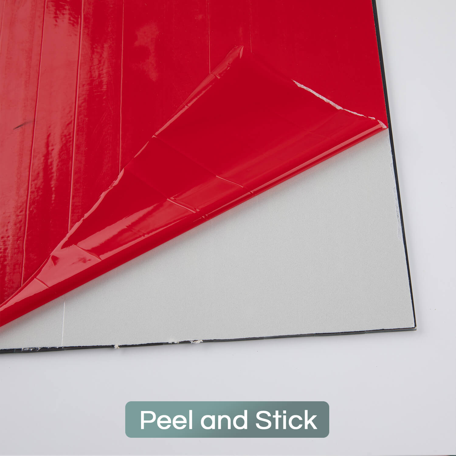 Peel And Stick Silver Beveled Mirror Glass Tile, Strip, 12*12 Inches, Glossy, MT1