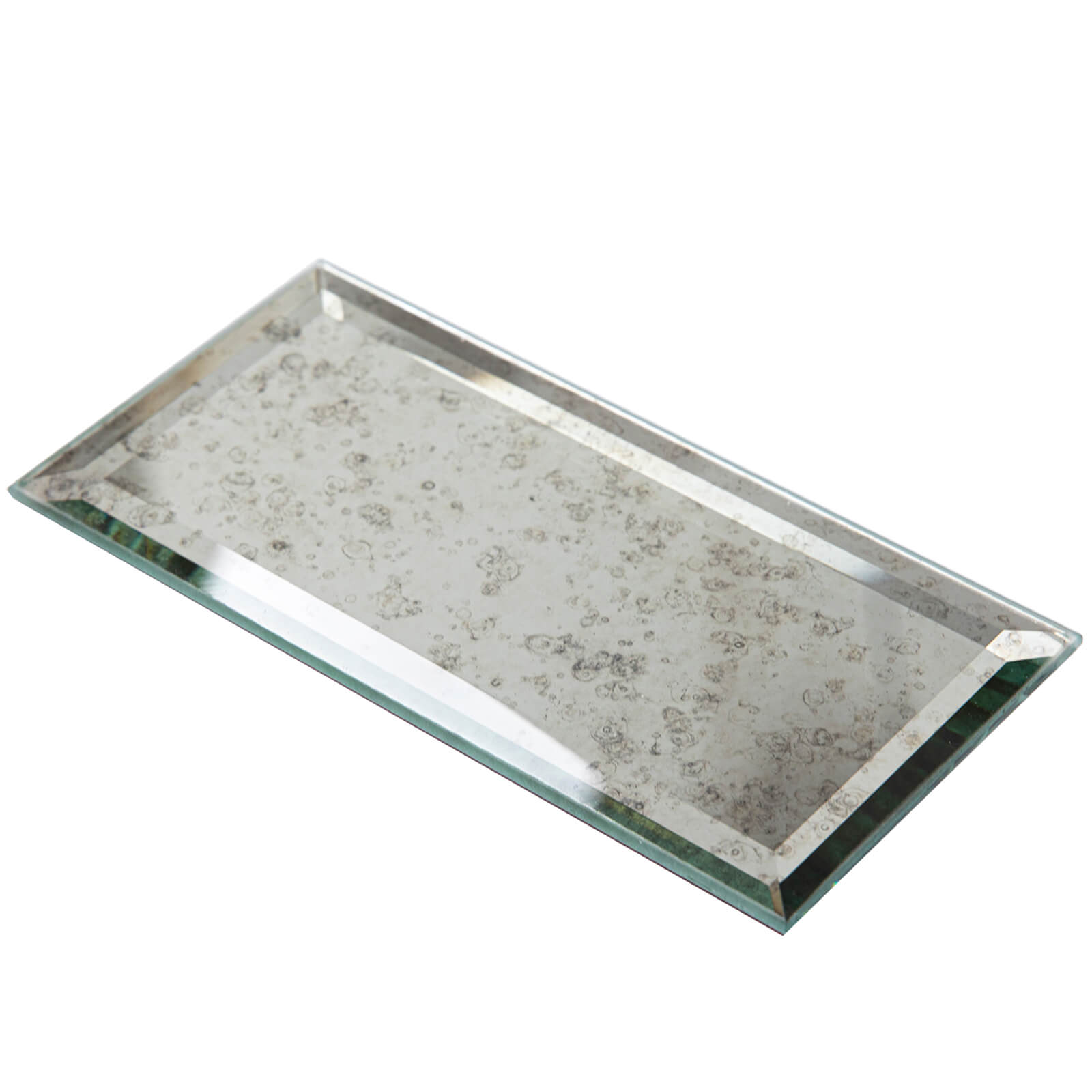 Peel and Stick Beveled Antique Mirror Tile Subway Mirror Glass Backsplash 3x6 Inch for Kitchen Bathroom Wall (40 Pcs, 5 SQ.FT.)