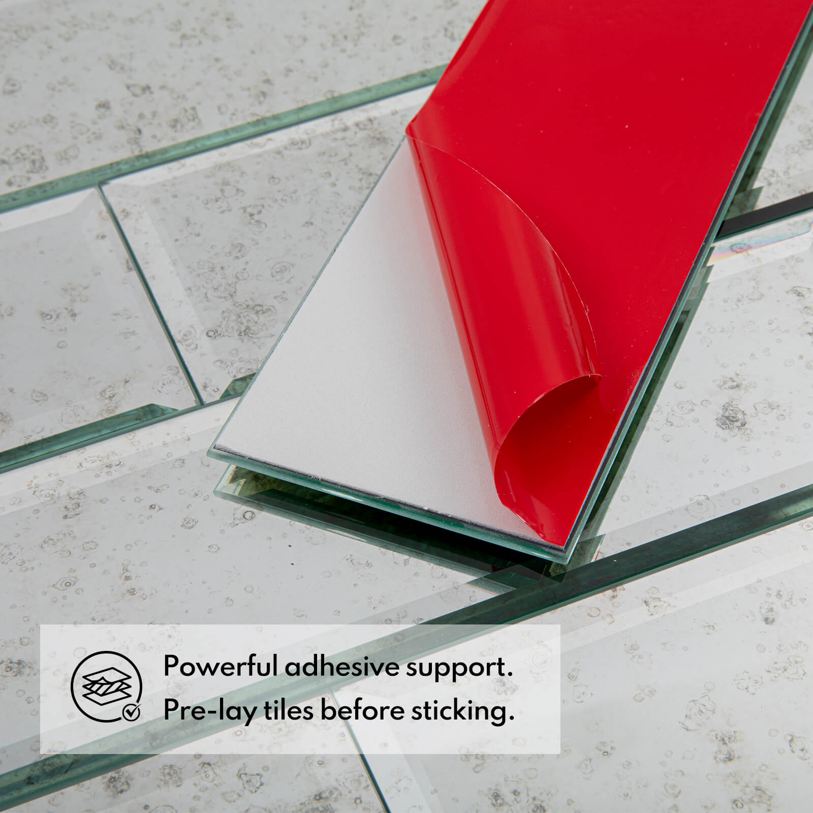 Lovdeco Peel and Stick Beveled Antique Mirror Tile Subway Mirror Glass Backsplash 3x12 Inch for Kitchen Bathroom Wall (20 Pcs, 5 SQ.FT.)