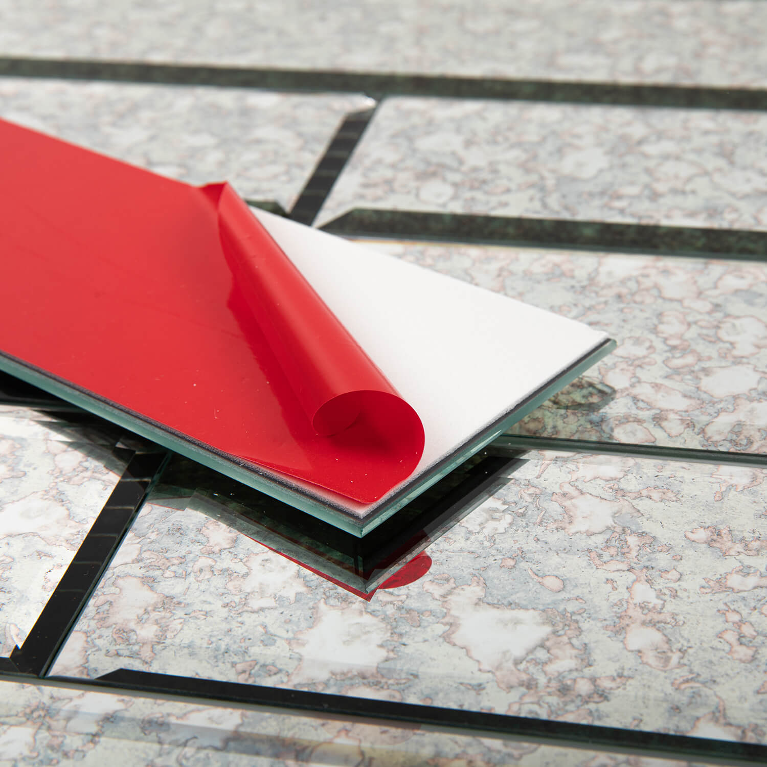 Peel and Stick Antique Beveled Mirror Tile Subway Mirror Backsplash 3x12 Inch for Kitchen Bathroom Wall (20 Pcs, 5 SQ.FT.)