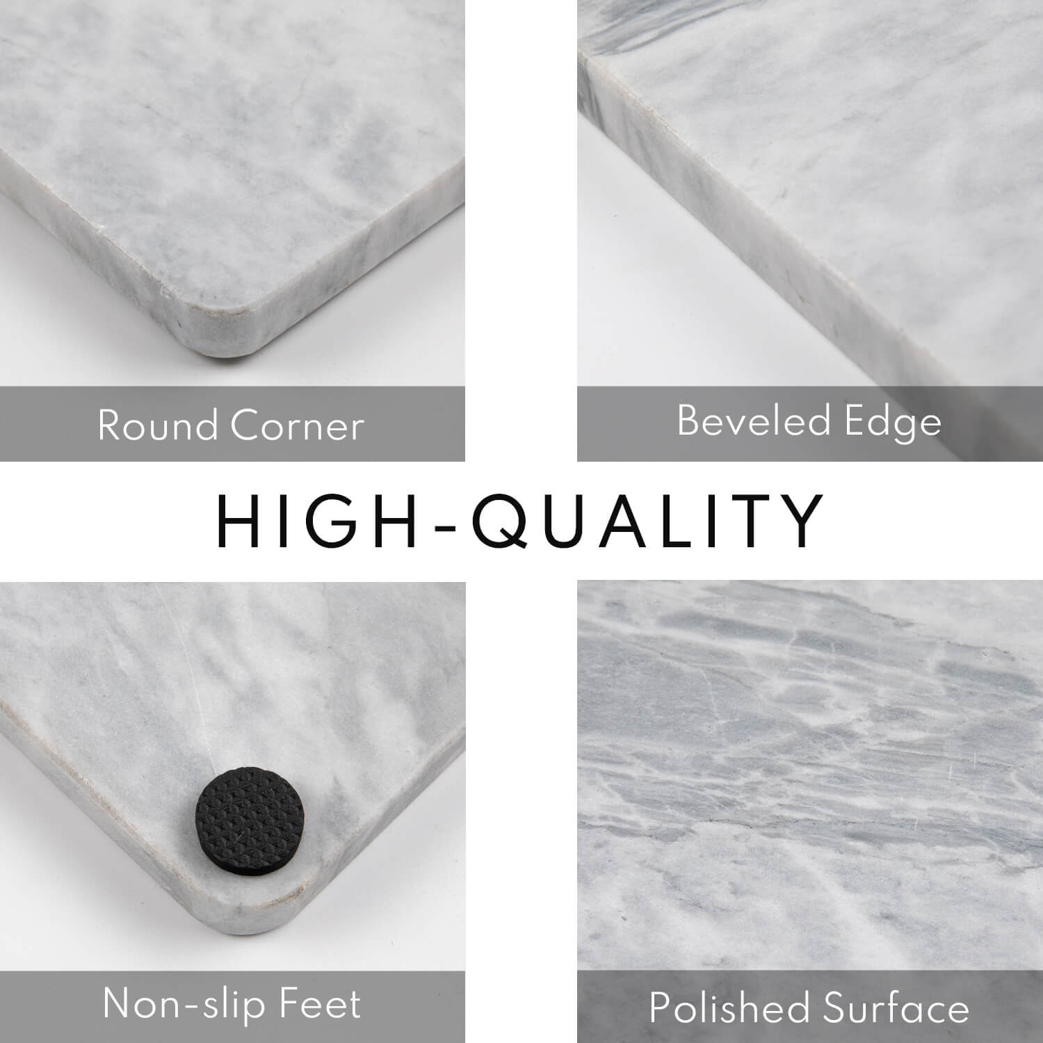 Cloud White Marble Cutting Board, Pastry Board, 16*20 Inches, 1 Piece, PC14