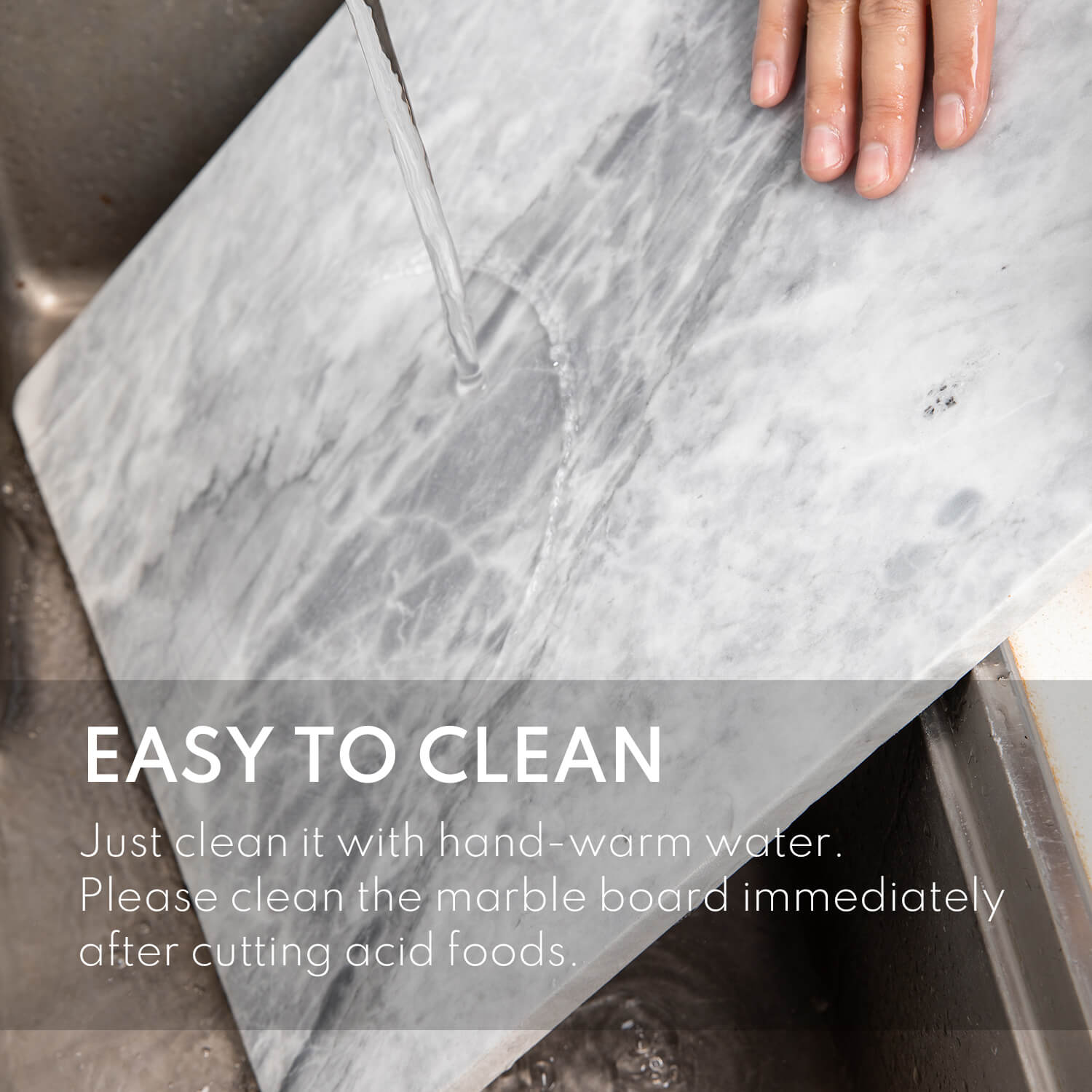 Cloud White Marble Cutting Board, Pastry Board, 16*20 Inches, 1 Piece, PC14